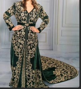ATIYA LIBAS belle élégante royale indienne/pakistanaise Lehenga Choli longue piste lourde Zardozi broderie acétate matériel - Product Image 4