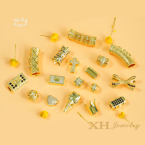 <span class=keywords><strong>ลูกปัด</strong></span>ทองเหลืองรูปมงกุฎ <span class=keywords><strong>ลูกปัด</strong></span>หกเหลี่ยม <span class=keywords><strong>ลูกปัด</strong></span>เชือก สำหรับทำสร้อยคอ สร้อยข้อมือ DIY เครื่องประดับ - Product Image 4