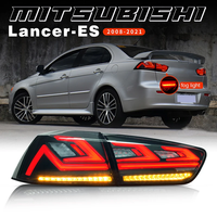Luces traseras LED RGB para Mitsubishi Lancer EX EVO 2008-2017 Lámpara trasera ahumada