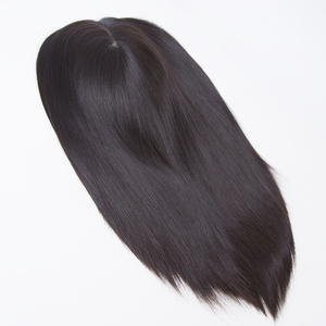 Fournisseur direct d'usine, <span class=keywords><strong>cheveux</strong></span> vierges européens de haute qualité, topper pour femmes, base en soie, fermeture 4*4, trame supérieure, effet cuir chevelu naturel - Product Image 5