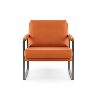 OEM ODM Canapé de loisir simple moderne Canapé en cuir 1 place commercial haut de gamme pour salles d'attente Salons Hôpital