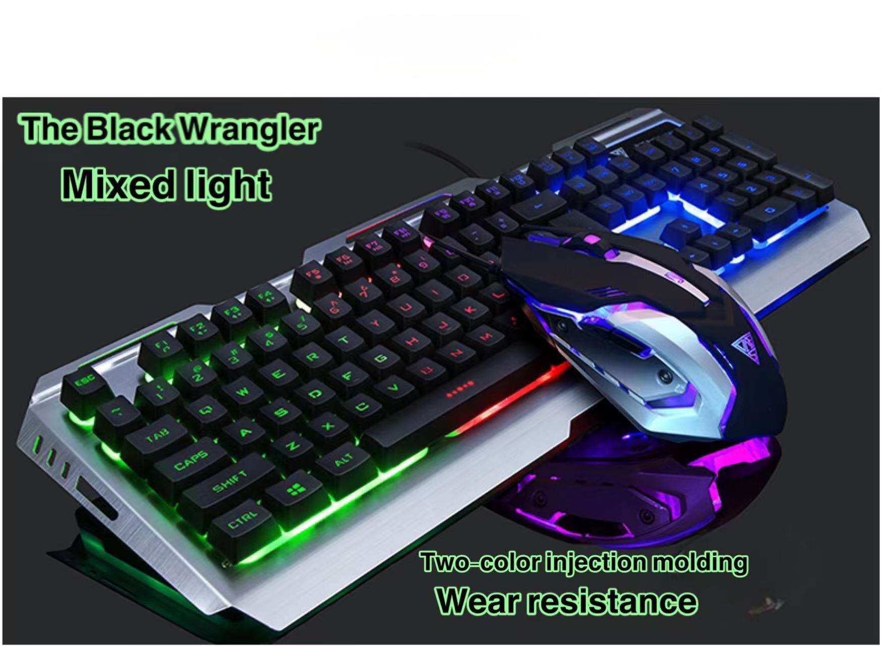 Tungstène-or trois couleurs arc-en-ciel version lumineuse