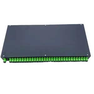 صينية لصق الألياف البصرية المتكاملة V2.0 من ABS 12 24 Core صينية التجميع نوع PLC Splitter لوحدة ODF
