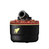 Hxtc88 3D méduse Cool brume fumée brouillard Portable Usb Mini humidificateur flamme volcanique canon de lave Table de bureau petit diffuseur d'arôme