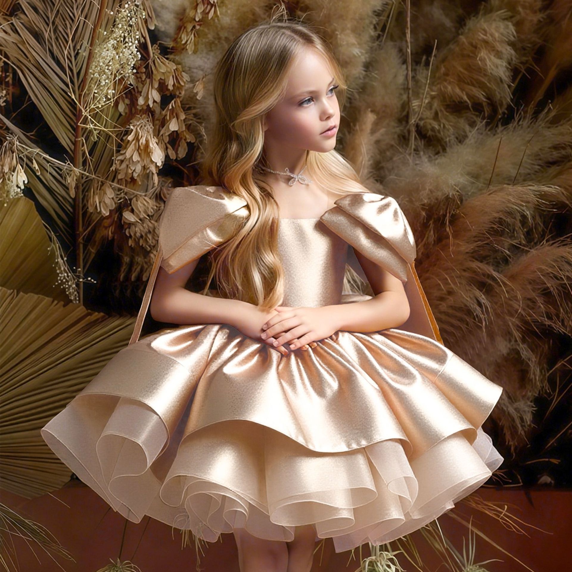 strapless open back dress Girls Wonder Woman Princess Tutu Costume Dress – Mia Belle Girls