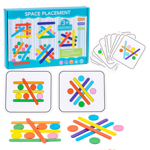 <span class=keywords><strong>Fiammiferi</strong></span> educativi colorati per la scuola materna Puzzle pensiero creativo aiuta <span class=keywords><strong>i</strong></span> primi giocattoli educativi per giocare - Product Image 5