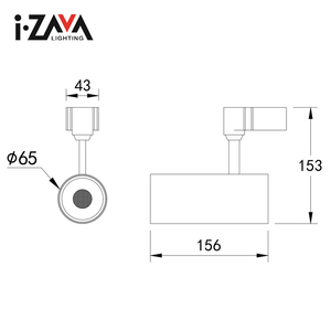 Thiết kế mới chống chói trong nhà bề mặt được gắn nhôm <span class=keywords><strong>COB</strong></span> 15 <span class=keywords><strong>25</strong></span> 35 <span class=keywords><strong>w</strong></span>át <span class=keywords><strong>LED</strong></span> đèn theo dõi - Product Image 6