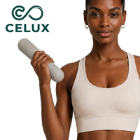 Kit d'haltères de Pilates pour femmes, accessoires de yoga - Silicone et fonte, équipement de musculation et de fitness