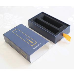 Custom High-End Rigid Drawer Gift Box for <b>Consumer</b> <b>Electronics</b> Made Art Recycled Materials Matt Lamination Embossing Printing - Product Image 1