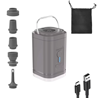 Mini compresseur d'air portable, petite pompe électrique rechargeable pour gonflables d'extérieur, bouées de natation, sacs de compression et matelas gonflables