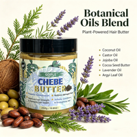 ALLOCS Beurre de Chebe 250g – Beurre capillaire concentré naturel aux herbes pour la croissance des cheveux, anti-casse et hydratation intense – Usage quotidien