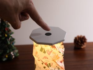 स्मार्ट टच के नेतृत्व में पोर्टेबल नाइट लाइट न्यू क्रिसमस वातावरण क्लिप-ऑन फोल्डिंग लालटेन रचनात्मक उपहार - Product Image 2