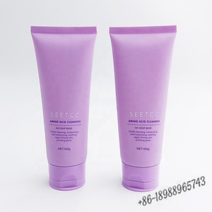 Wholesale Custom 100ml <b>Plastic</b> Empty Cosmetic <b>Tubes</b> Face Mask Cream Packaging Offset Printing Screw Cap Custom Color OEM/ODM - Product Image 4