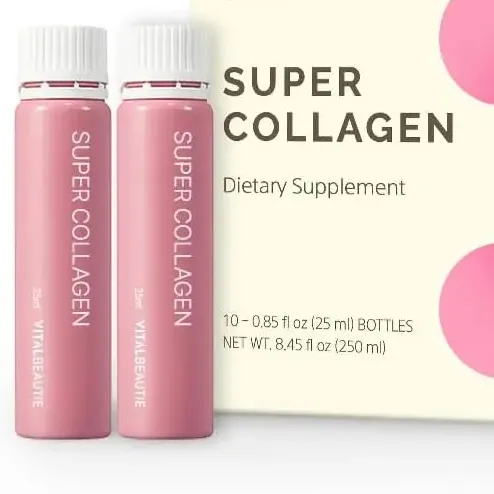 Original 10 Servings Skin Hair Nails Support by Liquid Fish Collagen Peptides 3300mg Advanced Formul