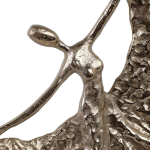Scultura Danzatrice di Covington, Statuetta Decorativa in Tono Argento per Casa e Mensole - Product Image 5