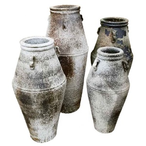 Fournisseur chinois d'arrangements de <span class=keywords><strong>fleurs</strong></span> séchées simples, pots de plantes en céramique de style rétro - Product Image 6