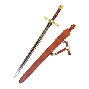 Hot 96cm 1.5kg jeu <span class=keywords><strong>Elden</strong></span> <span class=keywords><strong>Ring</strong></span> épée droite de Lordsworn's pour Halloween Cosplay Collection anniversaire cadeau arme accessoire - Product Image 1