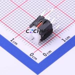 K6-6141D02 Tactile Switch Through hole Component (THT) Switch 1.6N Through Hole 7mm 6mm - Product Image 1