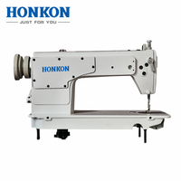 Machine à Coudre Industrielle HK8700, État Neuf, Point Noué à Plat pour Vêtements Salopettes Moteur Engrenage