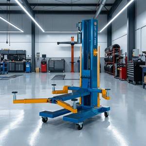 Elevador <span class=keywords><strong>de</strong></span> un solo poste HuaTong SE-2900 <span class=keywords><strong>de</strong></span> 2900 kg con bloqueo eléctrico, elevador móvil para autos, elevador hidráulico ajustable para taller <span class=keywords><strong>de</strong></span> automóviles - Product Image 1