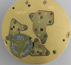 Accesorios para Relojes, Movimiento de Cuarzo RONDA 5040D Original, Nuevo, en Oro Blanco - Product Image 2