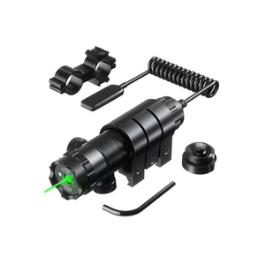 Kit d'alignement extérieur pour dispositif optique à faisceau vert avec support à pince annulaire, cordon de pression spiralé et tube en aluminium mat - Product Image 1