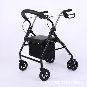 Elderly Shopping Cart, Supermarket Home Stroller, Sitting, Pushing, Folding Shopping <strong>Seat</strong>, Rest <strong>Seat</strong>, Pregnant Woman <strong>Walking</strong> <strong>Aid</strong> - Product Image 4