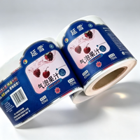Impression d'étiquettes personnalisées pour boissons et aliments, rouleaux d'autocollants en PET durables, imperméables et autocollants pour l'emballage