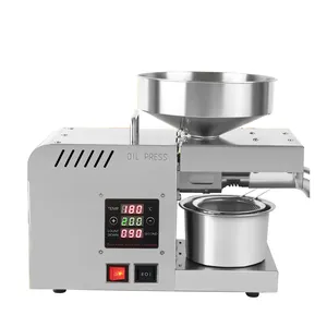 High Quality Mini 220V Making Edible Olive Oil Automatic Household Peanut Olive Kernel Oil Mill Machine