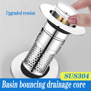 Moderno Universal Anti-olor Core Push <span class=keywords><strong>Lavabo</strong></span> Accesorios de baño Escurridor de piscina de acero inoxidable - Product Image 4