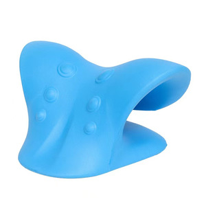 Oreiller de traction cervicale pour soulager la douleur au cou et aux épaules, appareil de relaxation musculaire et de soulagement de la douleur TMJ, noir - Product Image 3