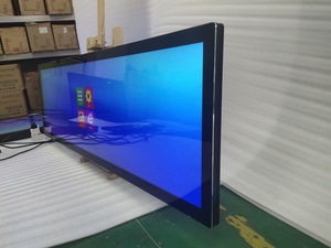 Livraison rapide barre étirée LCD étagère bord bande écran 4K moniteur Android panneau signe Ultra large boutique publicité signalisation - Product Image 2