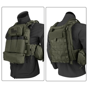 Men's Tactical Vest for Cosplay-Laser-Cutting Quick Release Modular Design Lightweight MOLLE Polyester/Nylon <b>Material</b> - Product Image 4