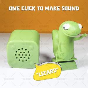 Chaveiro de Plástico em Forma de Lagarto, Novo e em Alta Venda, Efeito Sonoro para Alívio do Estresse - Product Image 2