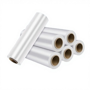 50cm Soft Transparent LLDPE PE Moisture Proof Heat Resistant <b>Stretch</b> <b>Wrap</b> Roll Glossy Shiny Surface Packaging Film - Product Image 2