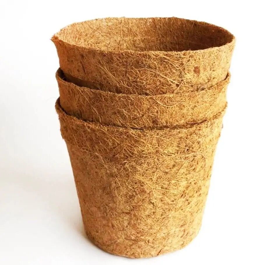 Vaso in fibra di cocco per piante da giardino da appendere alla parete all'ingrosso all'ingrosso