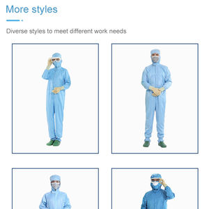 Produsen profesional penutup pakaian keamanan antistatik untuk penggunaan ruang pembersih - Product Image 5