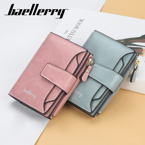 กระเป๋าสตางค์สั้นผู้หญิง Baellerry หนัง PU กระเป๋าใส่เหรียญแบบซิปอเนกประสงค์ ใช้ได้ทุกวัน - Product Image 1