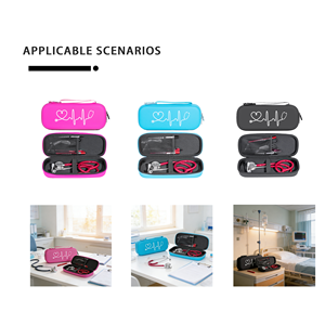 Водонепроницаемый жесткий чехол из ЭВА для стетоскопа <span class=keywords><strong>3M</strong></span> Littmann Classic III с сетчатым карманом — аксессуар для медсестер в путешествиях - Product Image 3