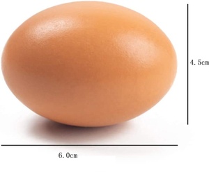 Los huevos de <span class=keywords><strong>gallina</strong></span> alientan la puesta de huevos y desalientan el picoteo y el comer, ideal para la prueba de broodiness, huevos de <span class=keywords><strong>gallina</strong></span> ficticios de madera - Product Image 5