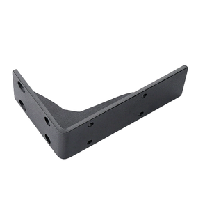 2pcs Heavy Duty Wall <strong>Brackets</strong> 30x30mm <strong>Black</strong> Iron <strong>Shelving</strong> <strong>Brackets</strong> - Product Image 3