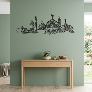 Calcomanía Decorativa de Pared Islámica con Diseño Tradicional de Mezquita, Impresión en Papel, Decoración para el Hogar, Forma Irregular - Product Image 5