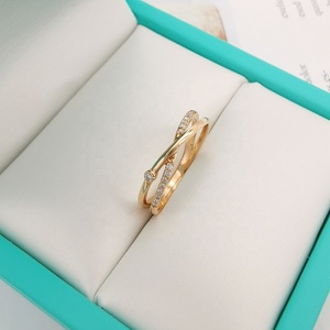 Anillos de Boda, Anillo de Diamantes, Diseño Especial en Espiral, Estilo Natural, Venta en Línea, Anillo de Compromiso o Aniversario para Mujer, Oro - Product Image 5