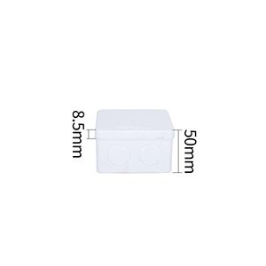 85x85x50mm Square Waterproof Junction Box IP65 Pre-drilled Hole Version with 7 <b>Rubber</b> Plugs ABS Outdoor Electronic Box - Product Image 3