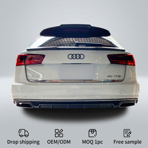 Nuevo Alerón Trasero de Fibra de Carbono Estilo V de 4000g para Audi A6 C7/S6 C7 Avant 2011-2018, Modificación/Actualización por JPMCarbon - Product Image 1