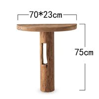 Table basse Tatami Wabi-Sabi, style Zen, vintage, en bois massif naturel, table d'appoint pour salon, meubles de maison