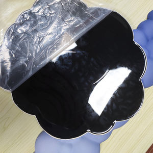 Aangepaste Gradiënt Kleur Wolk Vorm Ergonomisch Toetsenbord Polssteun Traagschuim Zachte Wolk Muismat Pu Antislip Base Work Mouse - Product Image 5