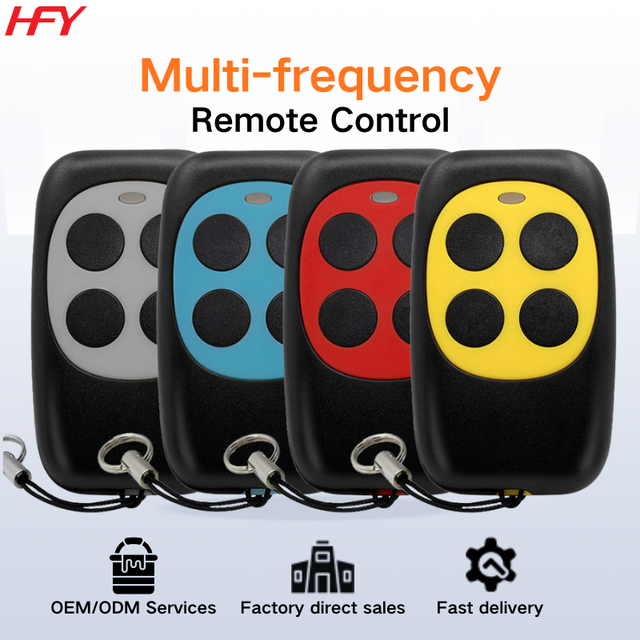 HFY HFY603DK-A RF Wireless Remote Cloner Universal Copier Multi-Frequency 433/315/330/318MHz Plastic 1 Year Warranty FCC CE ROHS