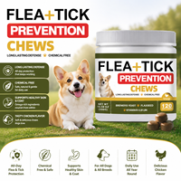 TK Comprimés à croquer anti-puces pour animaux de compagnie, saveur poulet, pour chiens et chats, protection longue durée, échantillon gratuit, vente chaude
