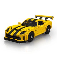 MOULD KING-Voiture Super Sport Créative à Collectionner, Jouet pour Garçons MOC No. D., 10046 Bloc de construction Viper pour enfants